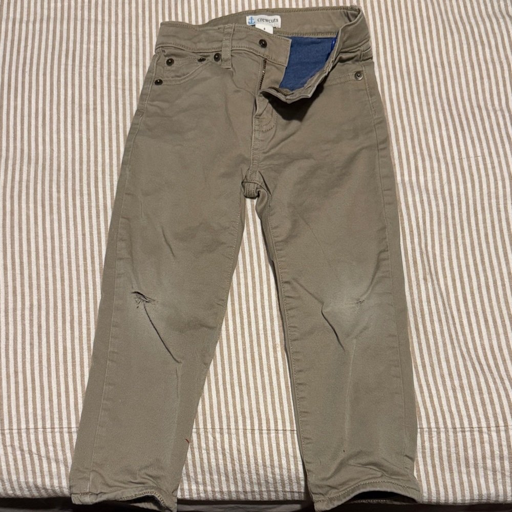 Crewcuts Kids Casual Pants in Khaki